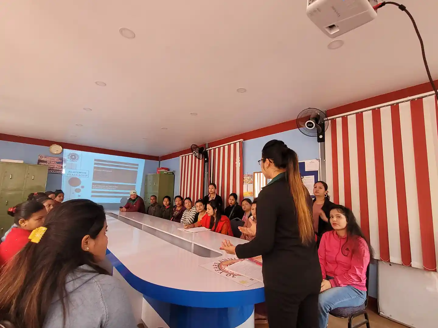 Calm and professional campus setting